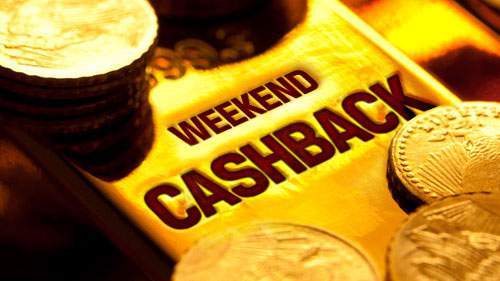 Weekend cashback at Casino Dingo