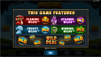 Have fun with Dragonz online slot