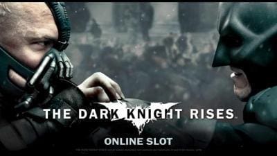 Dark Knight Rises progressive slot game
