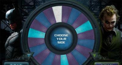 Batman slot bonus feature - the wheel of fortune