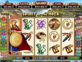 Spirit of the Inca Slots Online