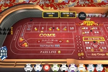 Online Craps Game Table
