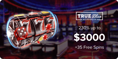 True Blue Casino $25 Free Chip Bonus