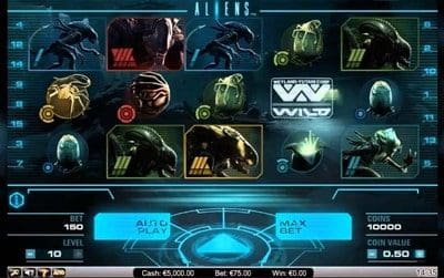 Aliens Slot Screenshot