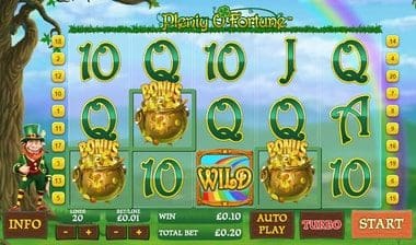 Plenty O'Fortune Slot screenshot