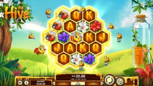 The Hive Online Pokies by Betsoft 