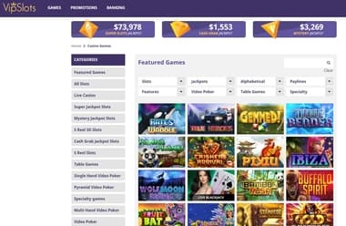 VIP Slot Casino Games