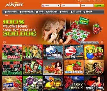 Kajot Casino Home Page