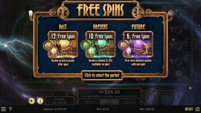Miles Bellhouse and the Gears of Time Free Spins