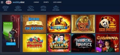 Webbyslot Casino Games