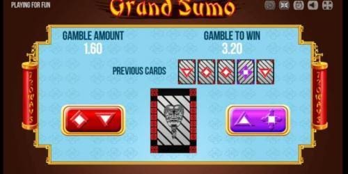 Grand Sumo Gamble Feature