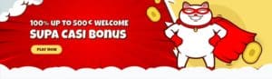 SupaCasi Casino Welcome bonus