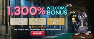 Castle Casino Welcome Bonus