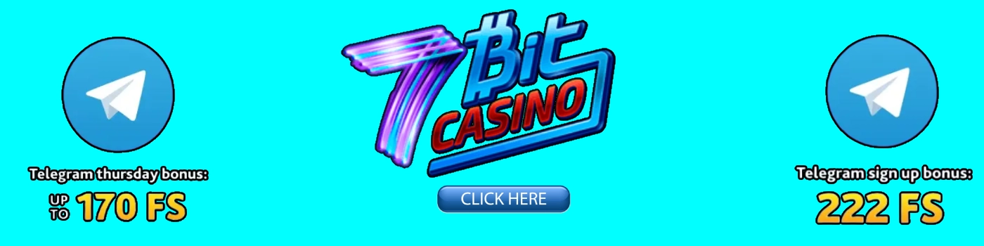7bit Casino Telegram Bonuses