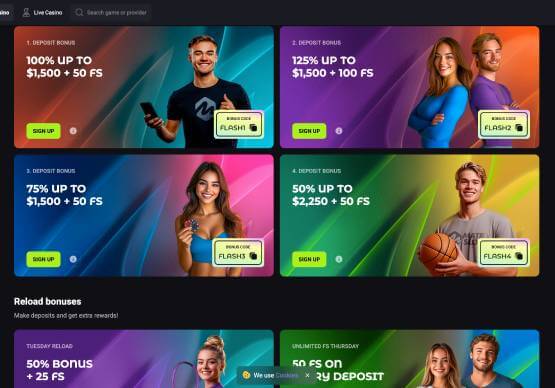 MateSlots Casino promotions screenshots