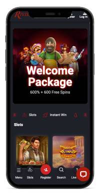 Riviera Casino mobile screenshot