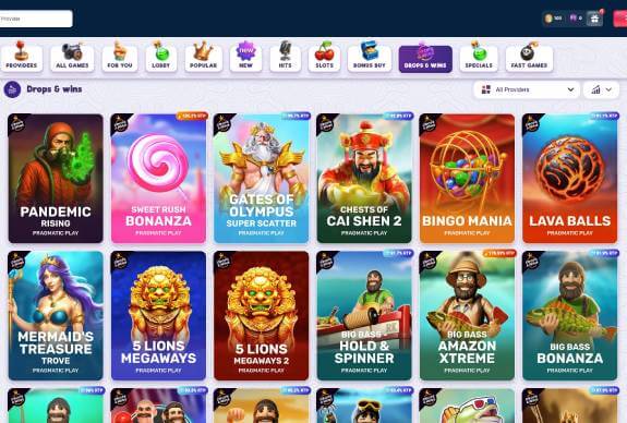 Safe Casino drops and wins screenshots